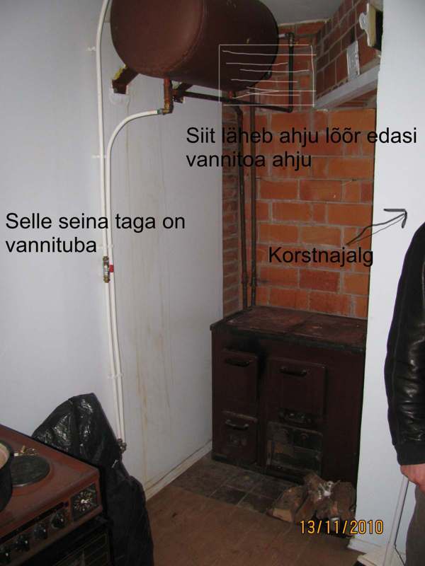 Soemüür koos pioneeripliidiga