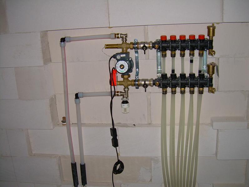 Kui katlasüsteem on keldris, siis pörandakollektor on esimesel korrusel.