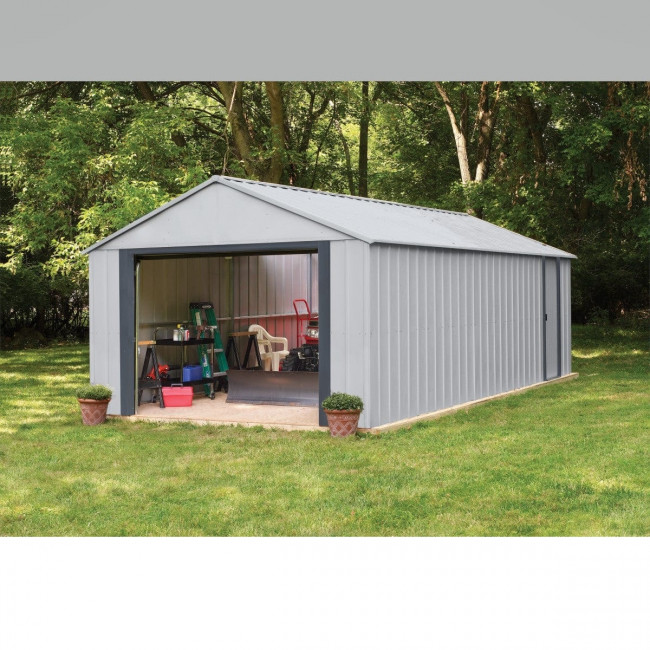 arrow-garage-kit-arrow-murryhill-12-ft-wide-garage-steel-storage-building-prefab-storage-shed-flute-grey-14258940838019.jpg